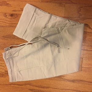 Capriccio Capri‎ Khaki Trousers/Pants Anthropology